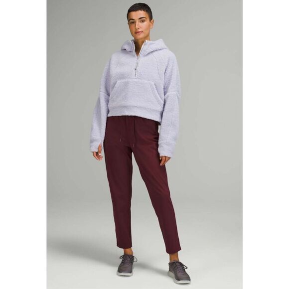 Lululemon Stretch High-Rise Pant 7/8 Length Red Merlot Size 4 - Picture 2 of 11